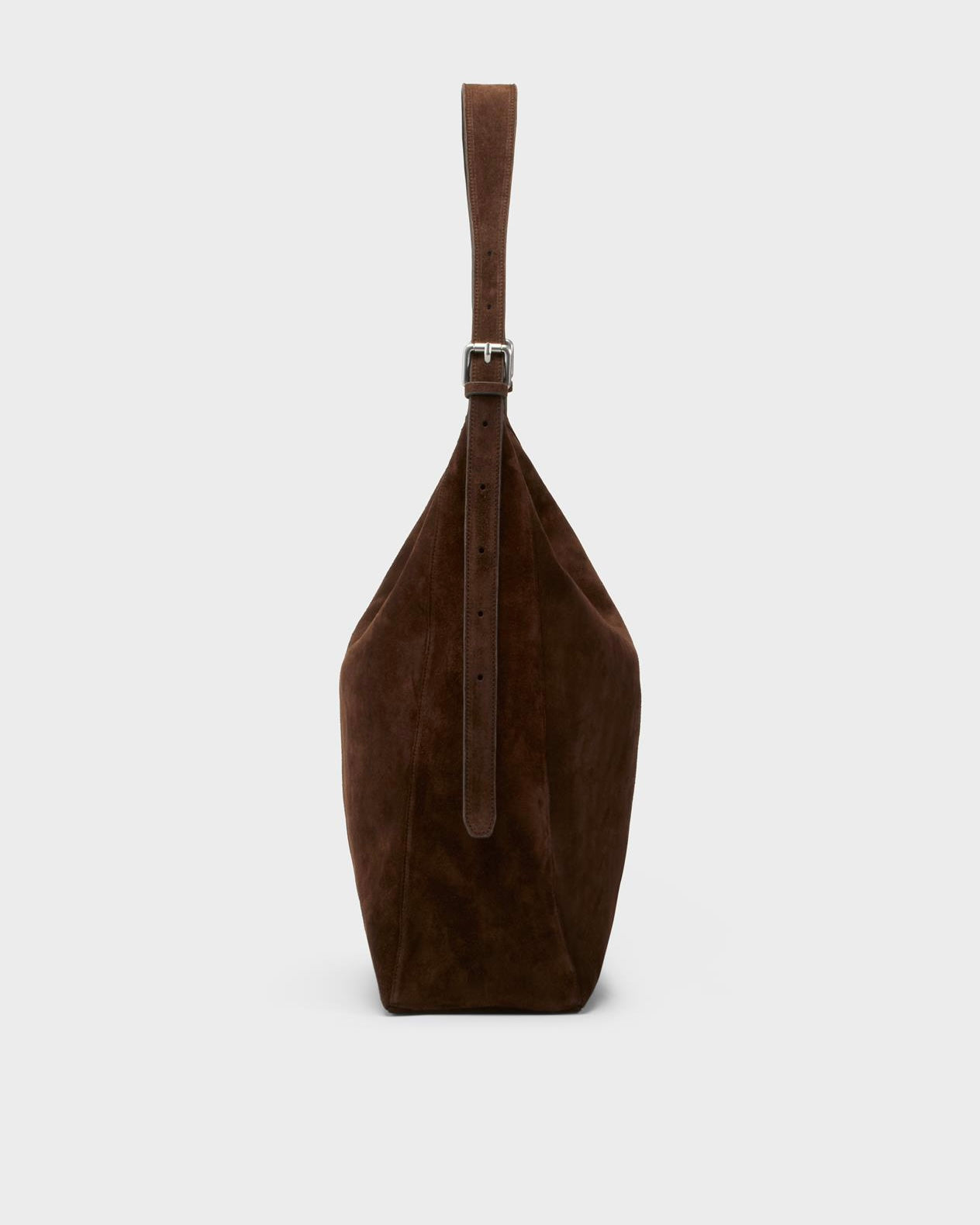 Borsa tote in camoscio