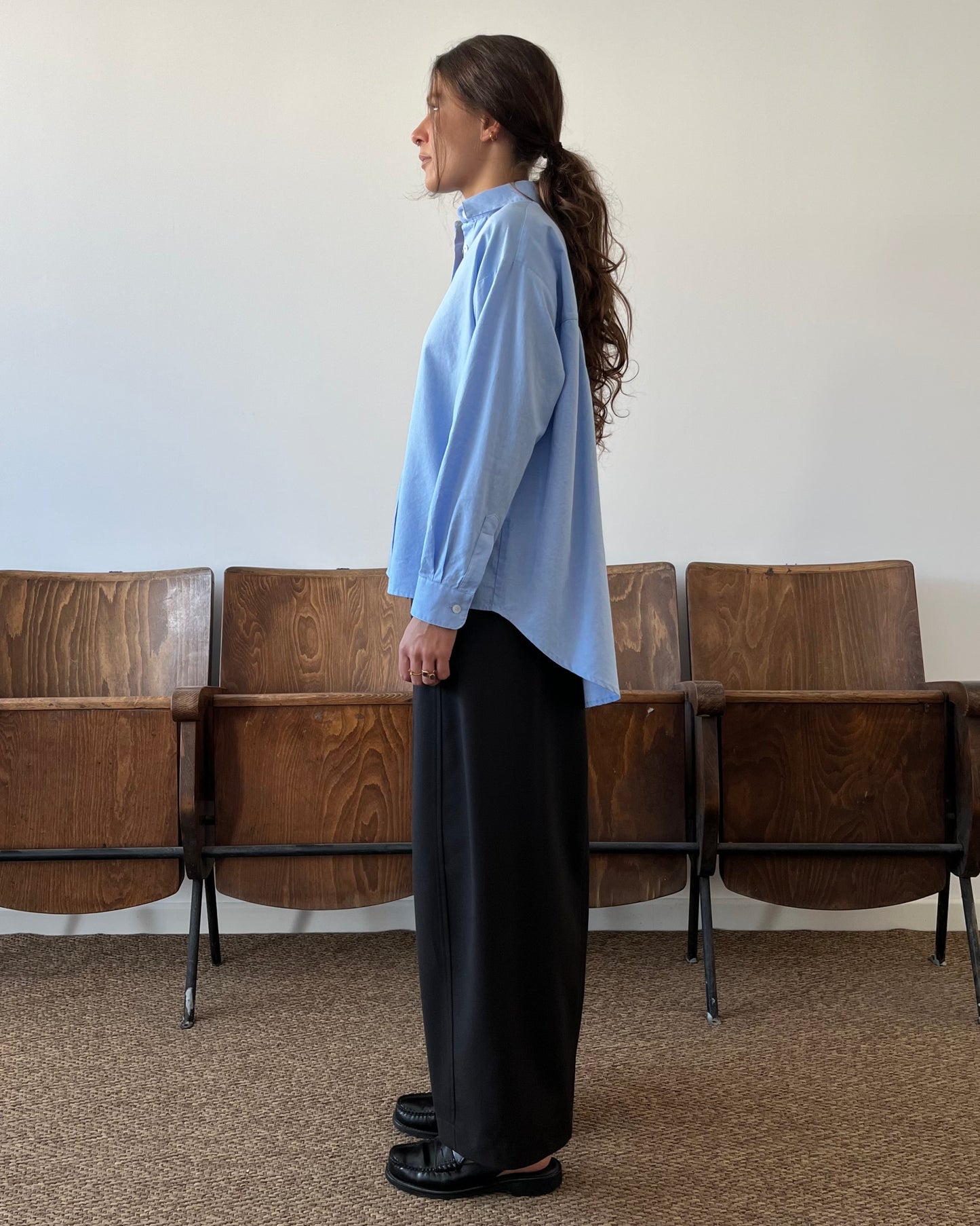 Camicia oxford azzurra