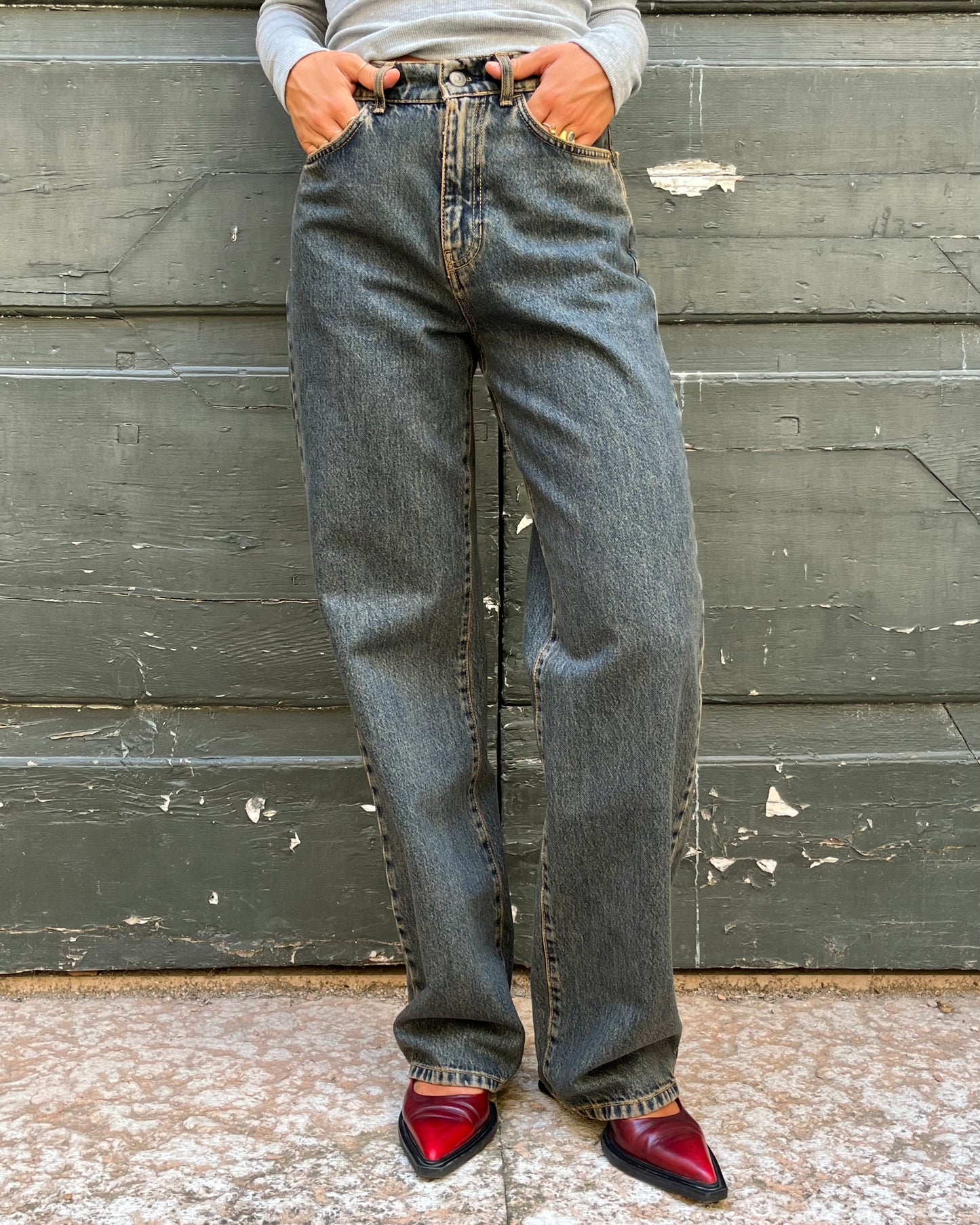 Nikko jeans dirty old